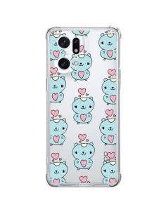 Coque Oppo Find X5 Pro Hamster Love Amour Transparente - Claudia Ramos