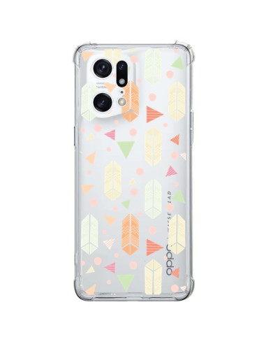 Coque Oppo Find X5 Pro Arrow Fleche Azteque Transparente - Claudia Ramos