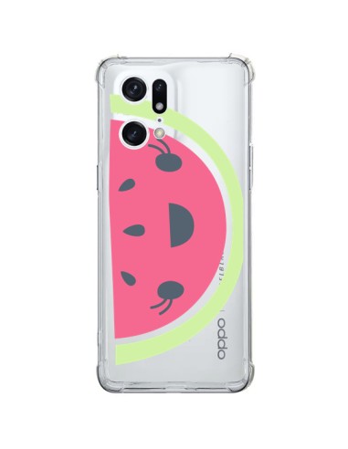 Oppo Find X5 Pro Case Watermelon Fruit Clear - Claudia Ramos