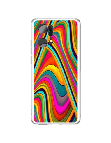 Cover Oppo Find X5 Pro Acid Vagues - Danny Ivan