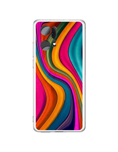 Cover Oppo Find X5 Pro Amore Onde Colorate - Danny Ivan
