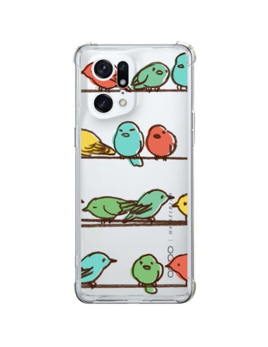 Coque Oppo Find X5 Pro Oiseaux Birds Transparente - Eric Fan