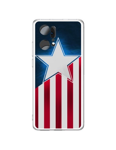 Coque Oppo Find X5 Pro Captain America - Eleaxart