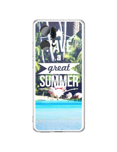 Coque Oppo Find X5 Pro Have a Great Summer Eté - Eleaxart