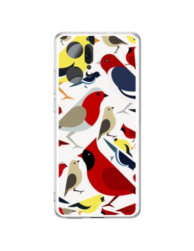 Coque Oppo Find X5 Pro Oiseaux Birds - Eleaxart