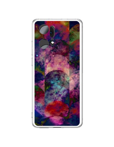 Cover Oppo Find X5 Pro Astratto Galaxy Azteque - Eleaxart