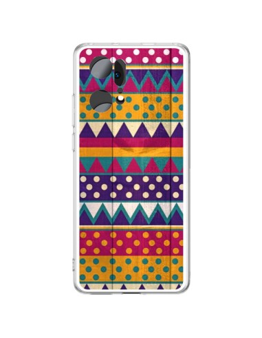 Cover Oppo Find X5 Pro Messicano Triangolo Azteco  - Eleaxart