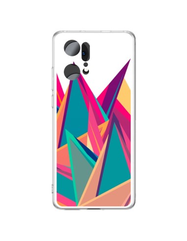 Coque Oppo Find X5 Pro Triangles Intensive Pic Azteque - Eleaxart