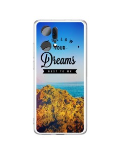 Coque Oppo Find X5 Pro Follow your dreams Suis tes rêves - Eleaxart