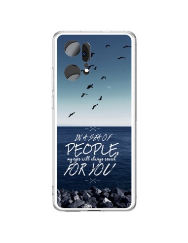 Cover Oppo Find X5 Pro Sea Mare Spiaggia - Eleaxart