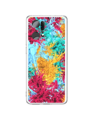 Coque Oppo Find X5 Pro Splashes Peintures - Eleaxart