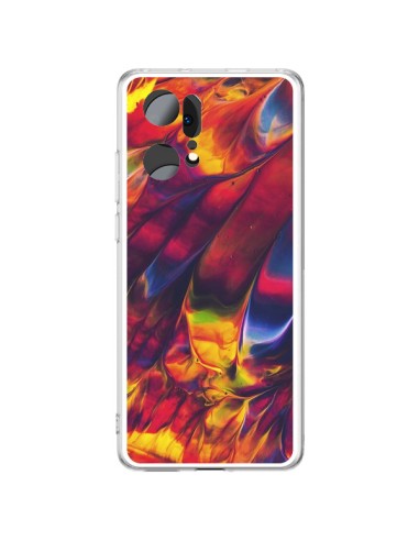 Coque Oppo Find X5 Pro Explosion Galaxy - Eleaxart