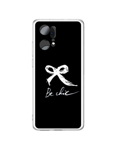 Coque Oppo Find X5 Pro Be Chic Noeud Papillon Blanc -  Léa Clément