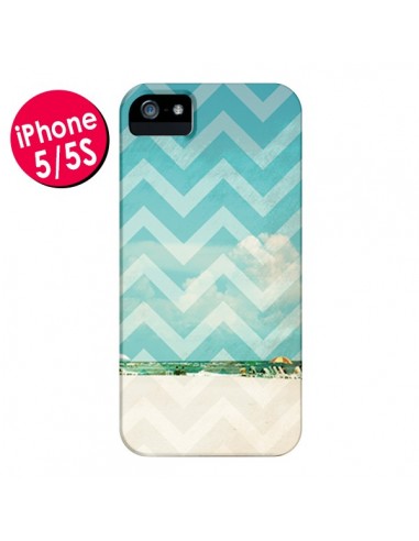 Coque Chevron Beach Dreams Triangle Azteque pour iPhone 5 et 5S - Mary Nesrala