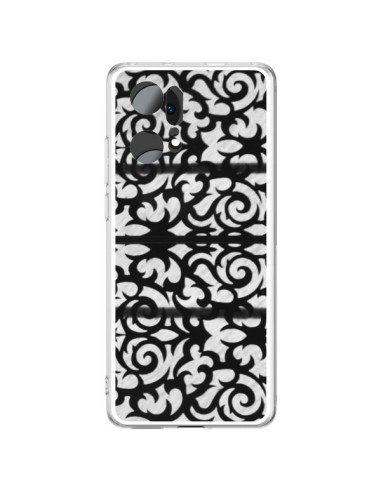 Oppo Find X5 Pro Case Abstract Black and White - Irene Sneddon