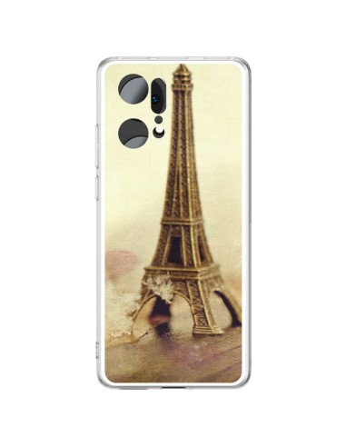 Coque Oppo Find X5 Pro Tour Eiffel Vintage - Irene Sneddon
