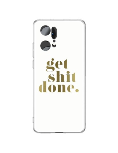 Oppo Find X5 Pro Case Get Shit Done Gold - Shop Gasoline