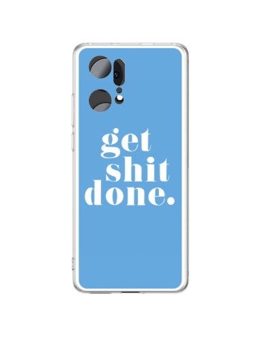 Cover Oppo Find X5 Pro Get Shit Done Blu - Shop Gasoline