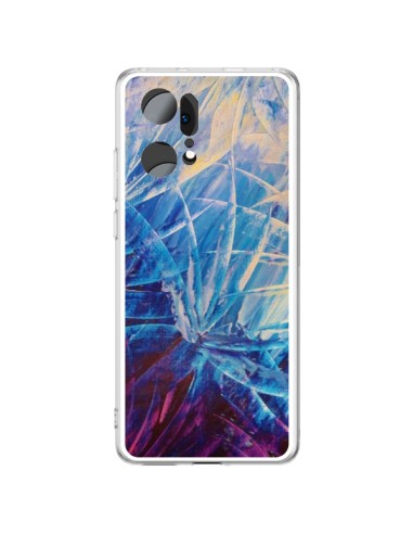 Coque Oppo Find X5 Pro Fleurs Violettes françaises - Ebi Emporium