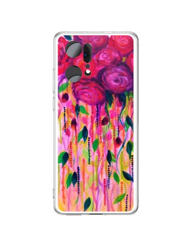 Coque Oppo Find X5 Pro Roses Rouges - Ebi Emporium