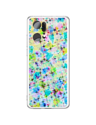 Coque Oppo Find X5 Pro Stars Etoiles Bleues - Ebi Emporium