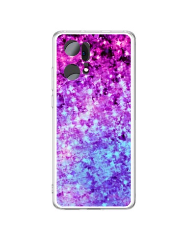 Coque Oppo Find X5 Pro Radiant Orchid Galaxy Paillettes - Ebi Emporium