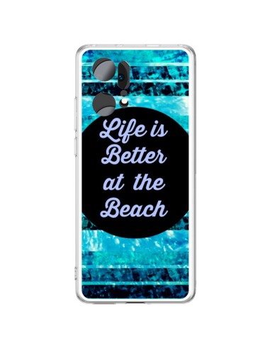 Coque Oppo Find X5 Pro Life is Better at The Beach - Ebi Emporium