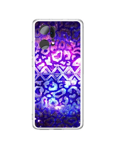 Coque Oppo Find X5 Pro Tribal Leopard Galaxy - Ebi Emporium