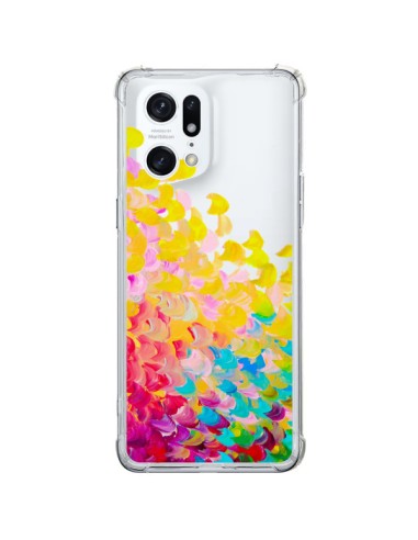 Oppo Find X5 Pro Case Creation in Color Yellow Clear - Ebi Emporium
