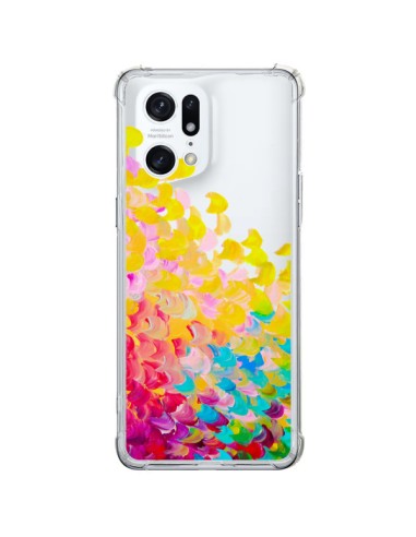 Cover Oppo Find X5 Pro Creation in Colore Giallo Trasparente - Ebi Emporium