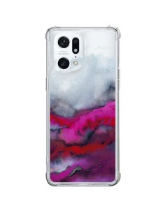 Cover Oppo Find X5 Pro Onde Inverno Trasparente - Ebi Emporium
