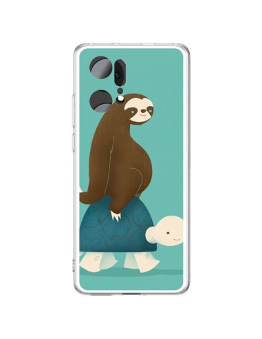 Oppo Find X5 Pro Case Turtle Taxi Singe Slow Ride - Jay Fleck