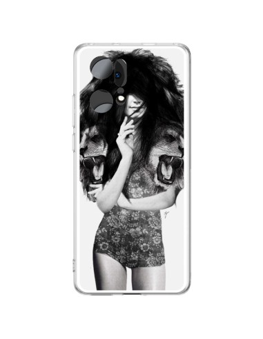 Coque Oppo Find X5 Pro Femme Lion - Jenny Liz Rome