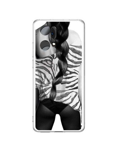 Coque Oppo Find X5 Pro Femme Zebre - Jenny Liz Rome