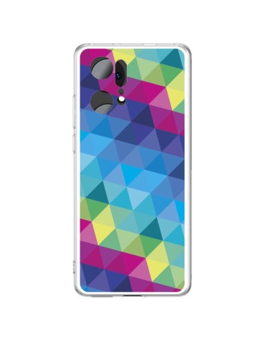 Oppo Find X5 Pro Case Aztec Gheo Blue - Javier Martinez