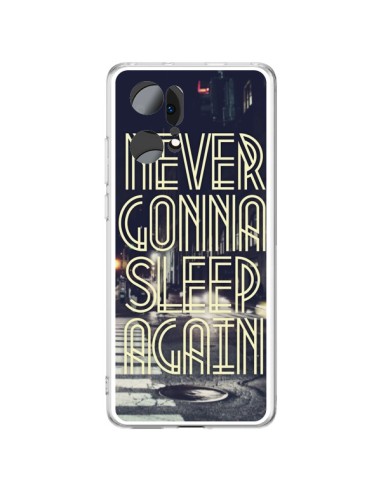 Coque Oppo Find X5 Pro Never Gonna Sleep New York City - Javier Martinez