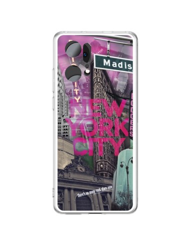 Oppo Find X5 Pro Case New York City Pink - Javier Martinez
