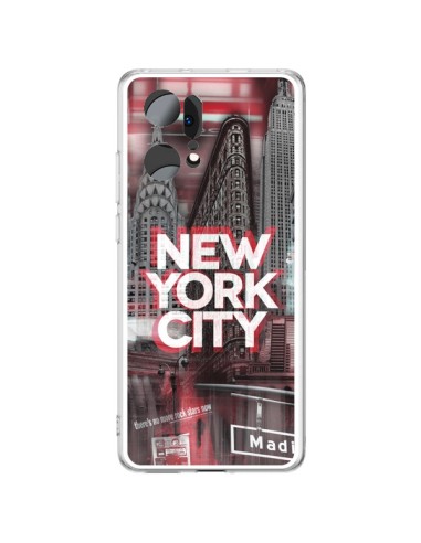 Oppo Find X5 Pro Case New York City Red - Javier Martinez