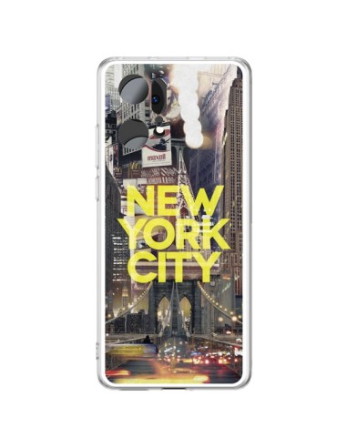 Coque Oppo Find X5 Pro New York City Jaune - Javier Martinez