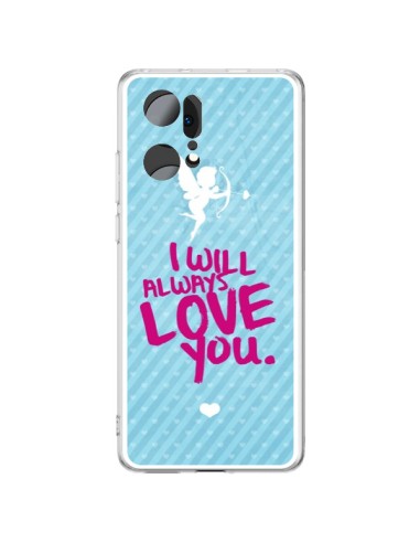 Coque Oppo Find X5 Pro I will always love you Cupidon - Javier Martinez