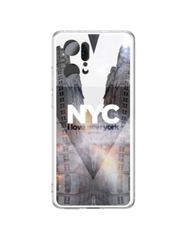 Coque Oppo Find X5 Pro I Love New York City Orange - Javier Martinez