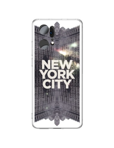 Cover Oppo Find X5 Pro New York City Grigio - Javier Martinez