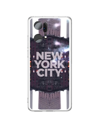 Coque Oppo Find X5 Pro New York City Violet - Javier Martinez