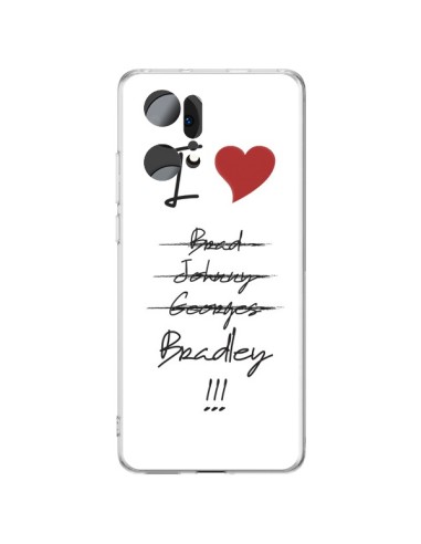 Coque Oppo Find X5 Pro I love Bradley Coeur Amour - Julien Martinez