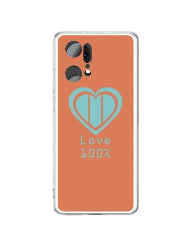 Oppo Find X5 Pro Case Love 100% Heart - Julien Martinez