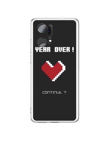 Coque Oppo Find X5 Pro Year Over Love Coeur Amour - Julien Martinez