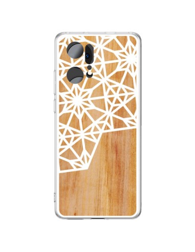 Cover Oppo Find X5 Pro Frozen Stars Stelle Legno Azteque Aztec Tribal - Jenny Mhairi