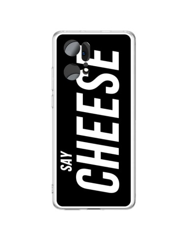 Coque Oppo Find X5 Pro Say Cheese Smile Noir - Jonathan Perez