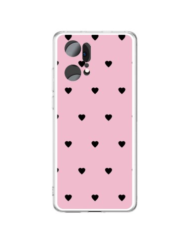 Coque Oppo Find X5 Pro Coeurs Roses - Jonathan Perez