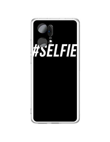 Coque Oppo Find X5 Pro Hashtag Selfie Blanc Vertical - Jonathan Perez